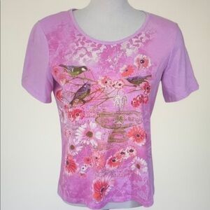 Floral Pink Women's Top